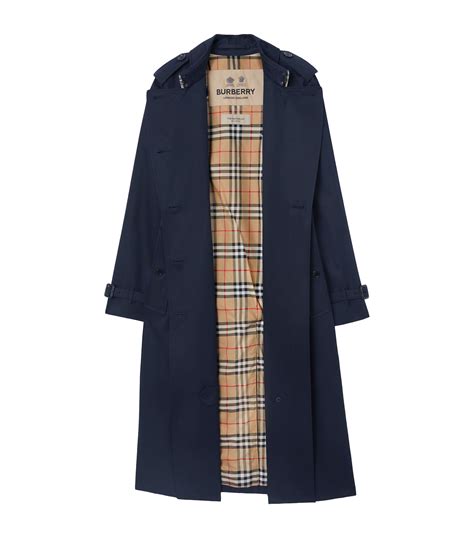 burberry long tweed panel trench coat|burberry waterloo trench coats.